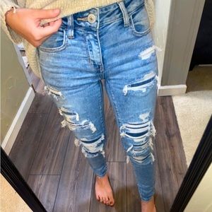 2 pairs of American Eagle Jeans